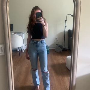 ABERCROMBIE 90s Straight Ultra High Rise Jeans